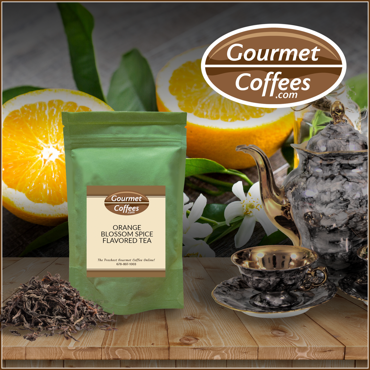 Orange Blossom Spice Flavored Tea