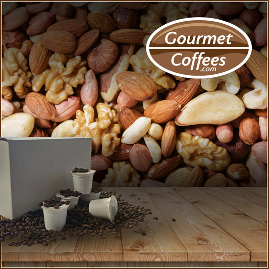Nut Flavored Single Serve Coffee Pod Sampler Pack 24 Count