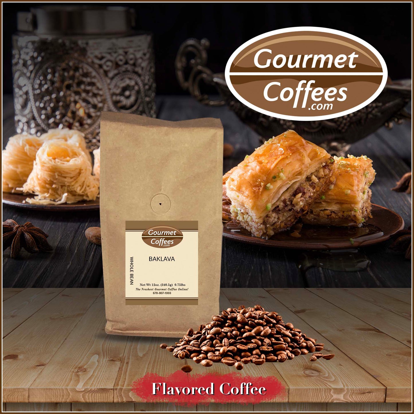 Baklava Flavored Coffee