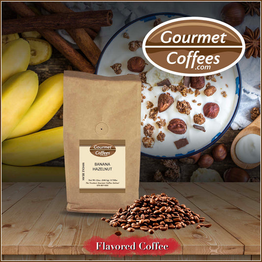 Banana Hazelnut Flavored Coffee