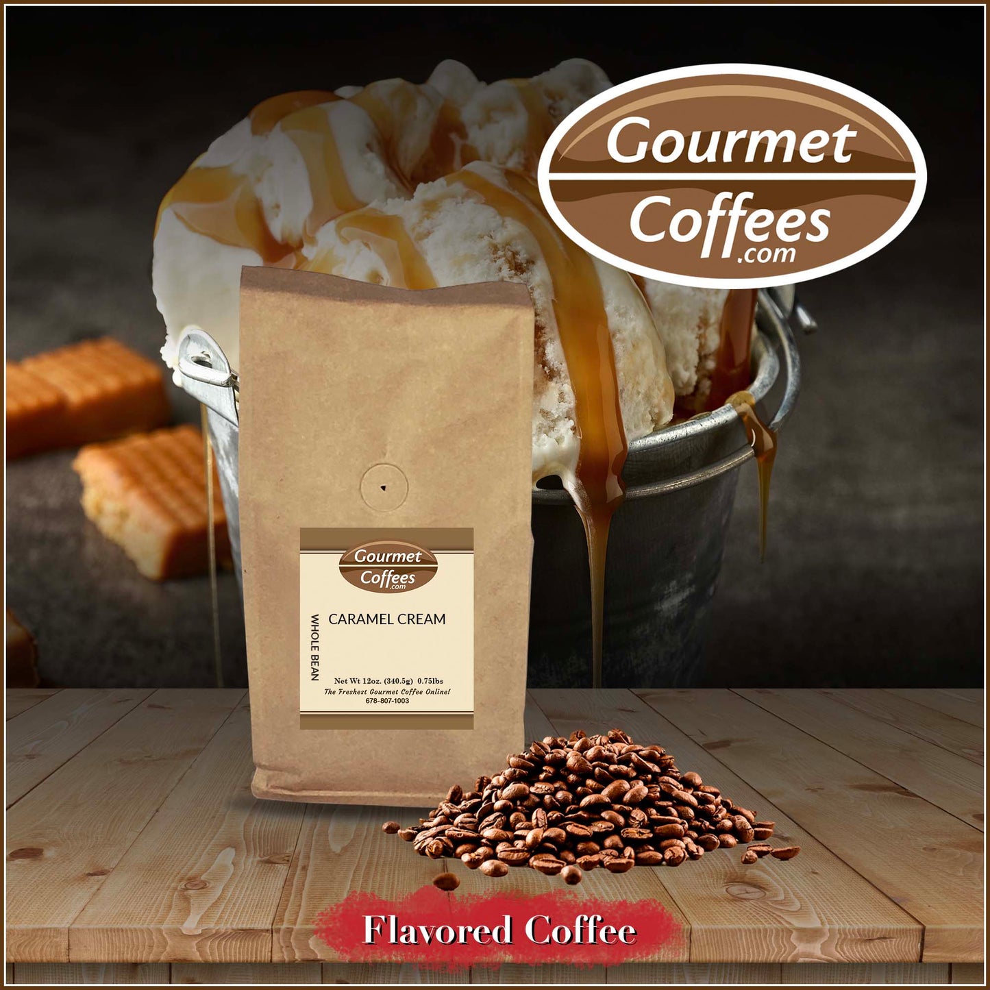 Caramel Cream Flavored Coffee