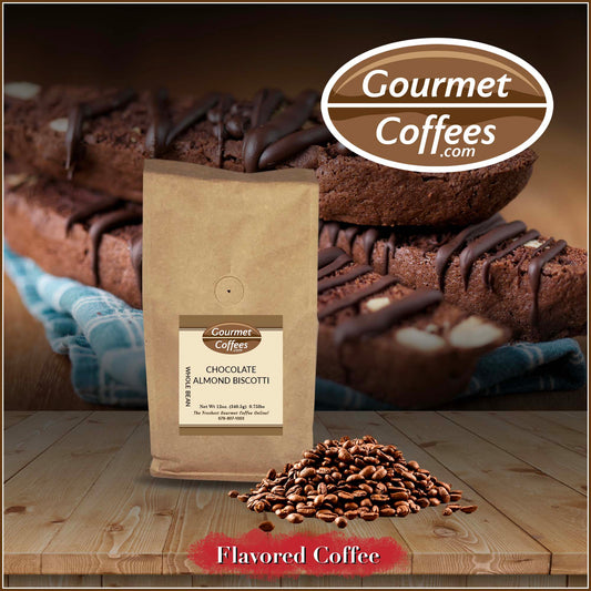 Chocolate Dipped Almond Biscotti Flavored Coffee