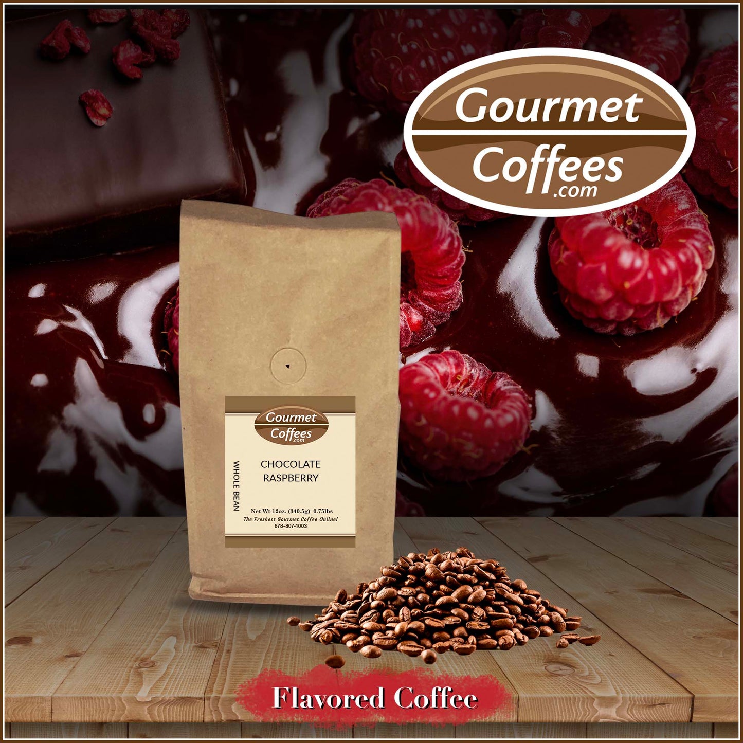 Chocolate Raspberry Flavored Coffee
