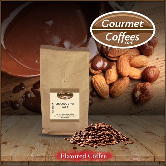 Chocolate Nut Swirl Flavored Coffee