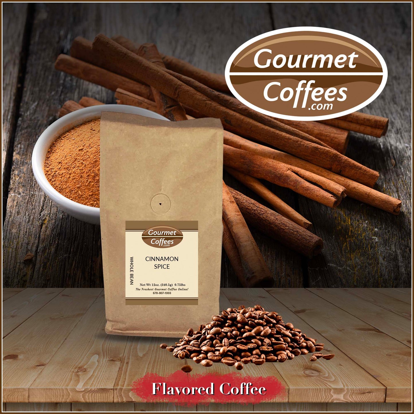 Cinnamon Spice Flavored Coffee