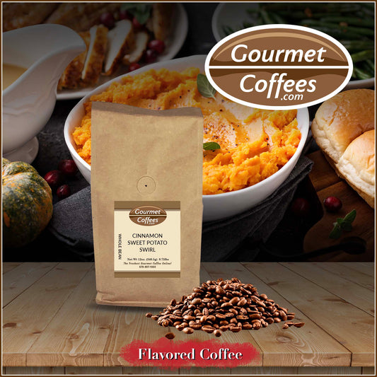 Cinnamon Sweet Potato Swirl Flavored Coffee