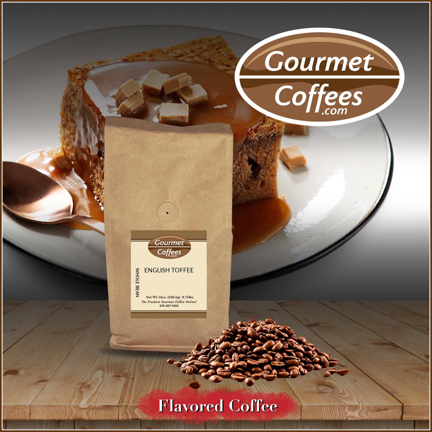 English Toffee Flavored Coffee