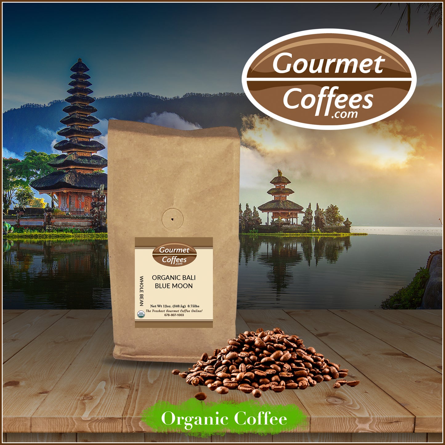 Organic Bali Blue Moon Coffee