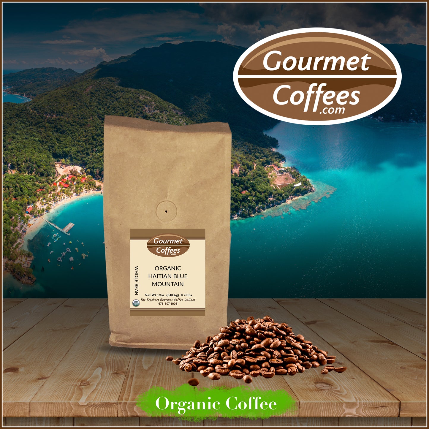 Organic Haitian Blue Mountain Coffee