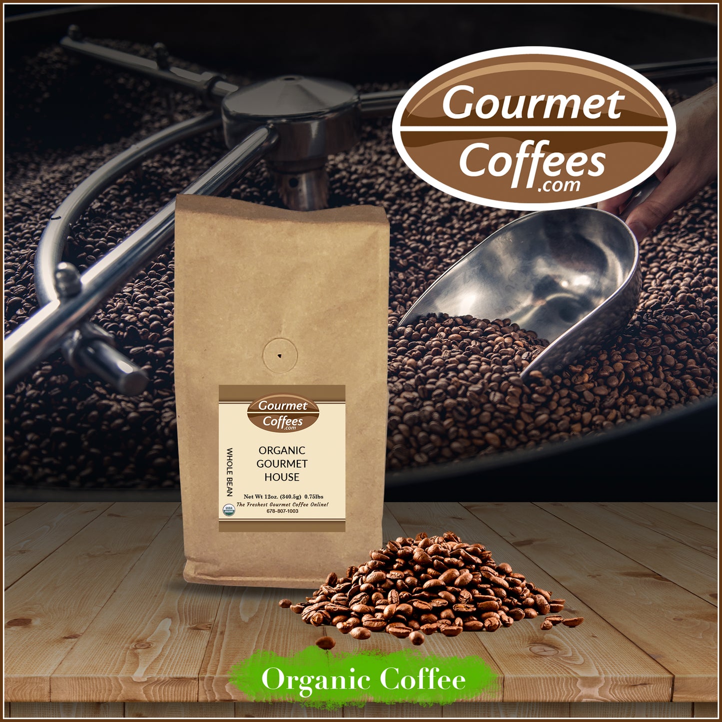 Organic Gourmet House Coffee Blend
