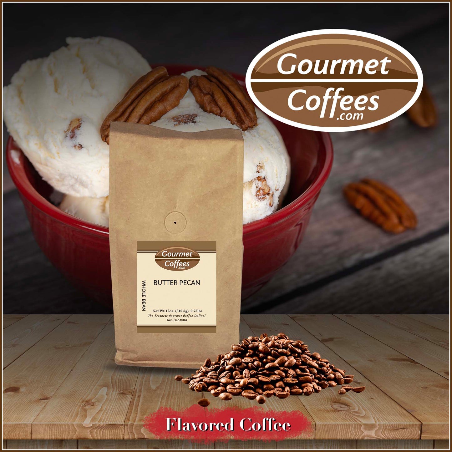 Butter Pecan Flavored Coffee