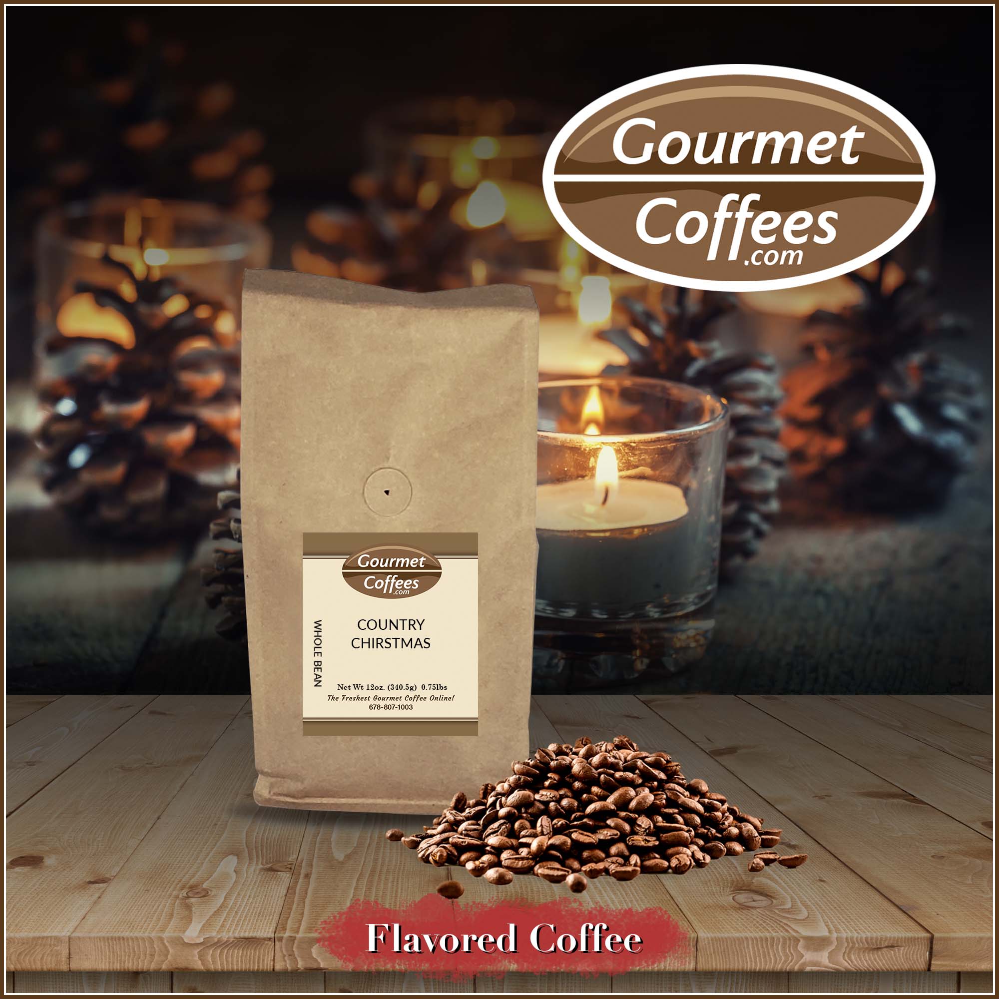 Country Christmas Flavored Coffee GRMS Gourmetcoffees country-christmas-flavored-coffee-grms-gourmetcoffees