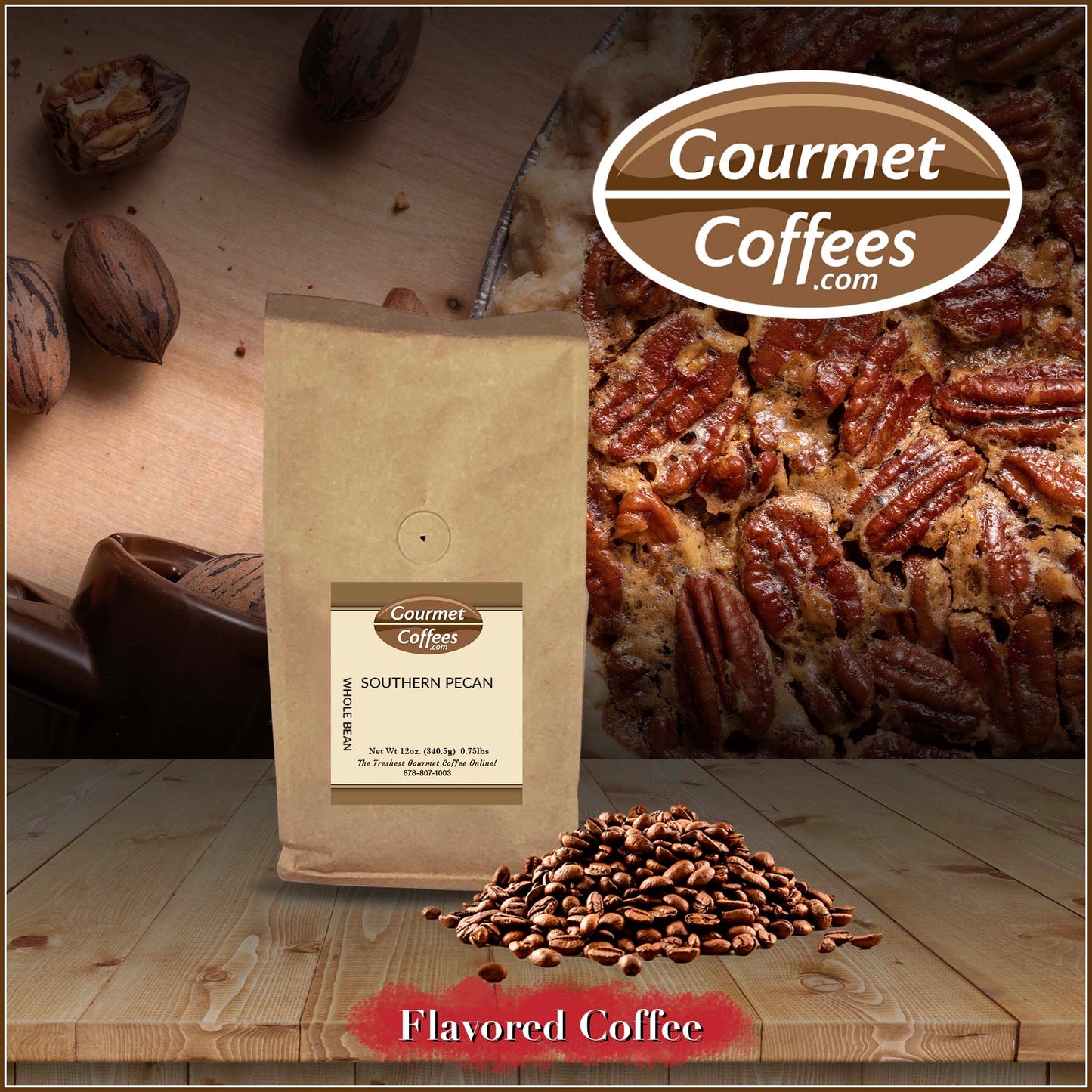 Southern Pecan Flavored Coffee